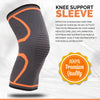 Knee Support Sleeve for Women and Men - Compression Brace for Ligament Injury, Joint Pain Relief, Running, Arthritis, ACL, MCL, Sport