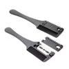 Professional Hair Razor Comb Cutting Scissors ( Thinning Trimmer Inside Blades )