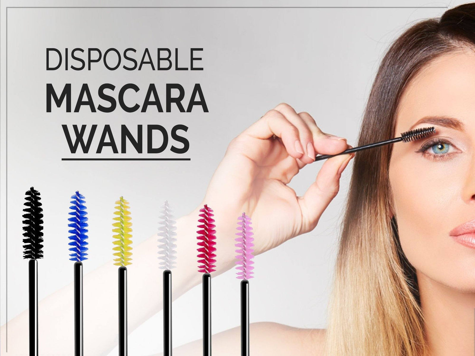 Disposable Eyelash Brush Mascara Wands Applicator ( Makeup Tool )