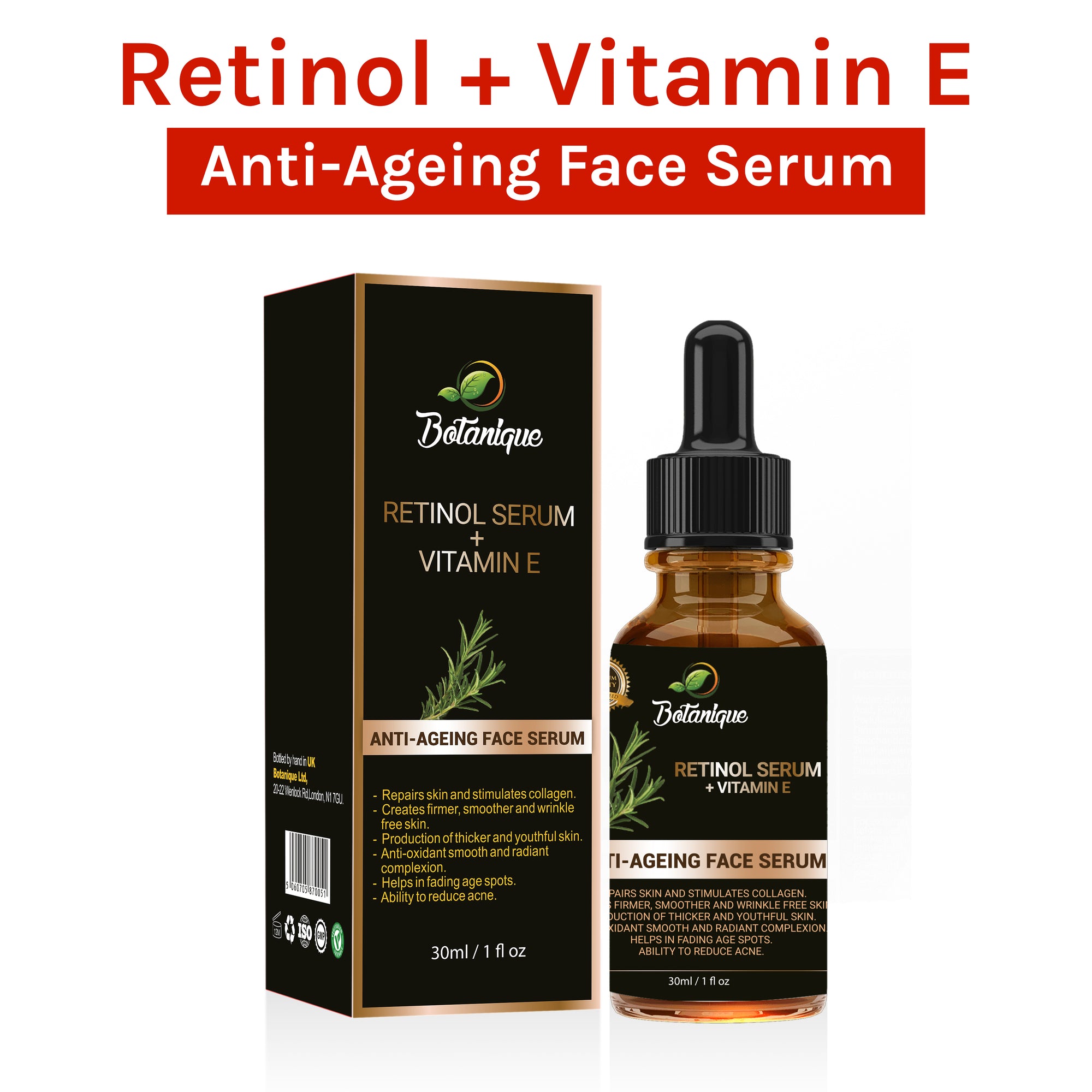 Retinol Serum for Face and Skin ( Anti Aging Serum )